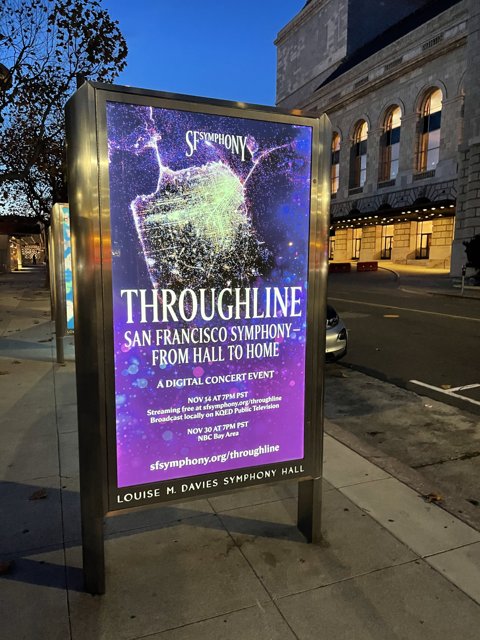 San Francisco Symphony Show Billboard