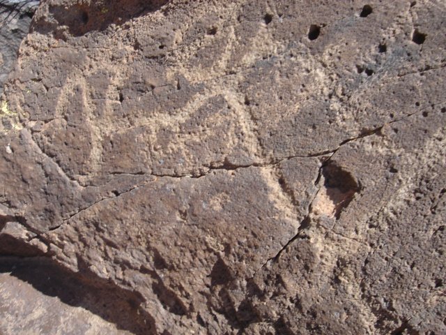 Ancient Inscriptions on Desert Rock