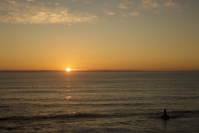 Mesmerizing Sunset Surf at Halfmoon Bay