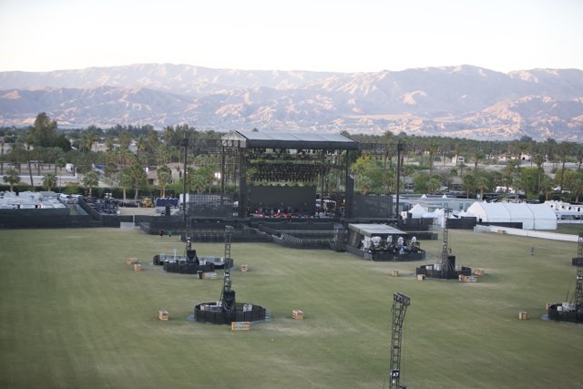 Stage in the Open Field