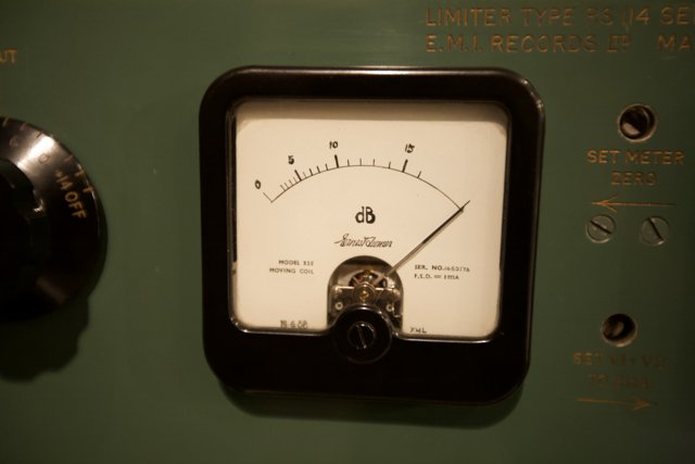 Technical Meter on Museum Wall