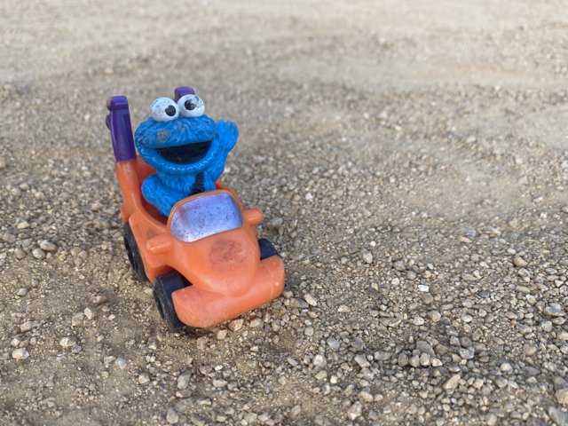 Blue Cookie Monster Car Adventure