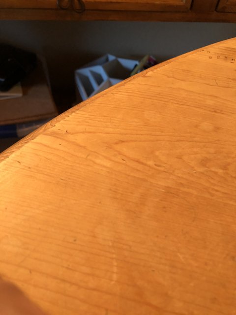 Stained Wood Tabletop