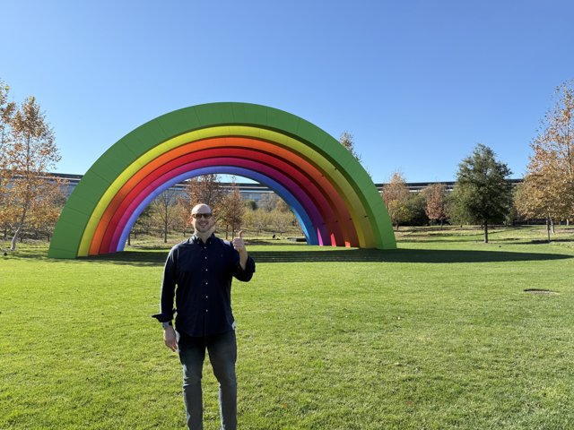 Rainbow Moments at Apple Park