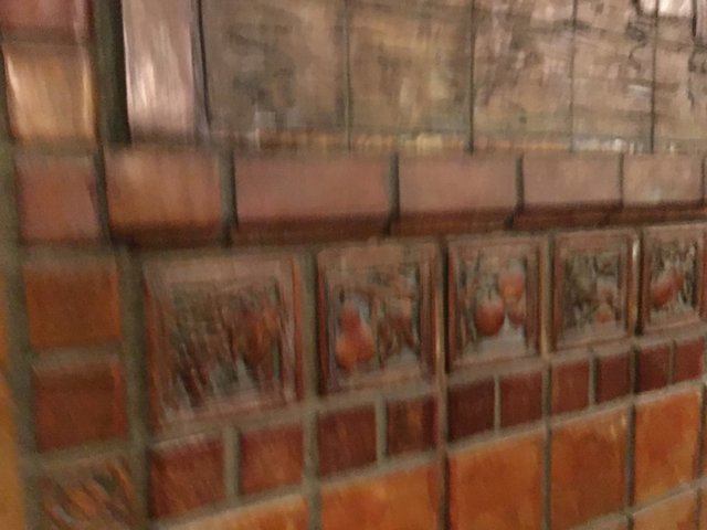 Intricate Brick Tile Wall