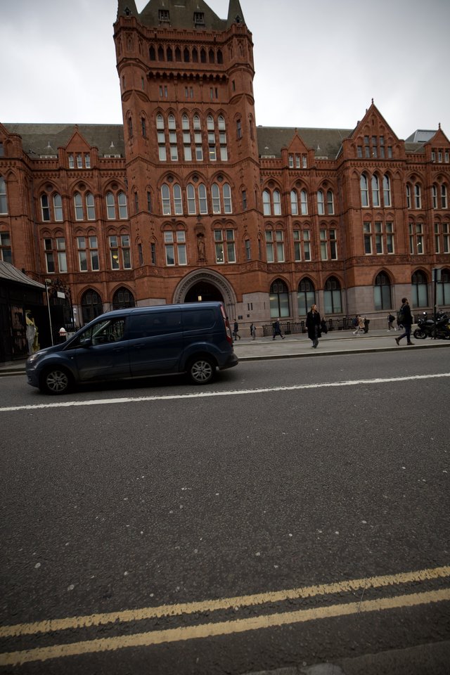 Victorian Gothic Architecture on London Street
