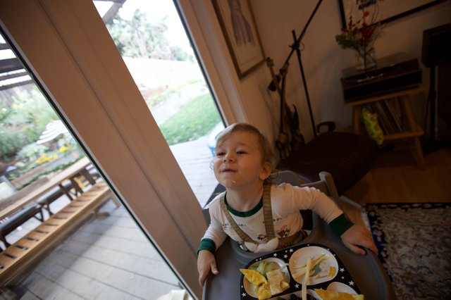 Toddler's Joyful Christmas Eve Dinner at Home