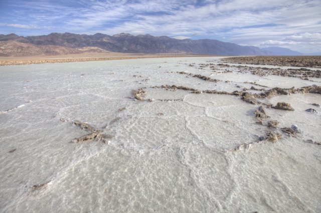 Majestic View of Death Valley's Salt Flats