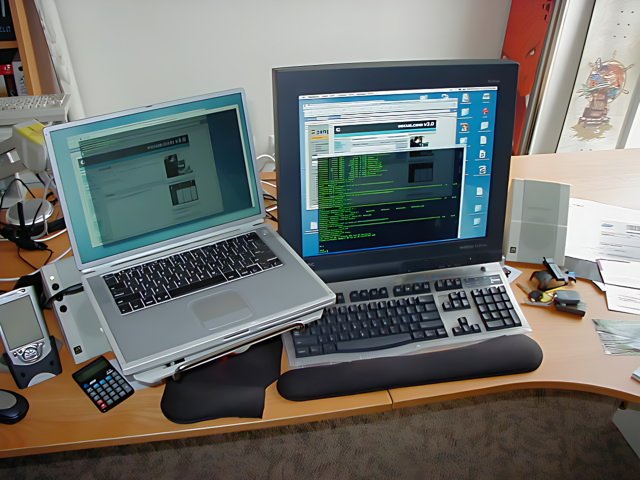 Dual Computers at Work