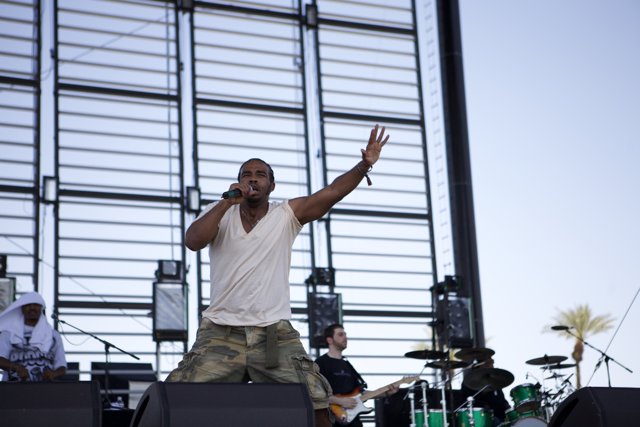 Pharoahe Monch Rocks Coachella Stage with Musical Instruments and Electronics