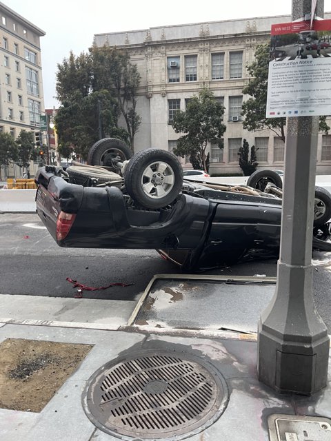 Car Wreckage in San Francisco