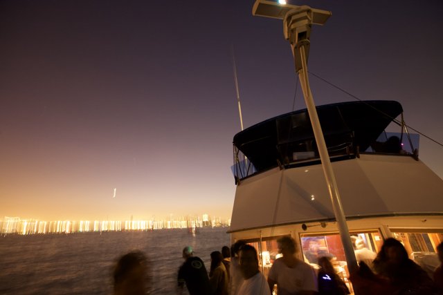 Nighttime Yacht Cruise