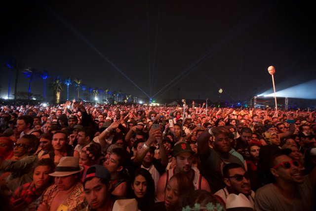 Crowd Goes Wild at Coachella Music Festival