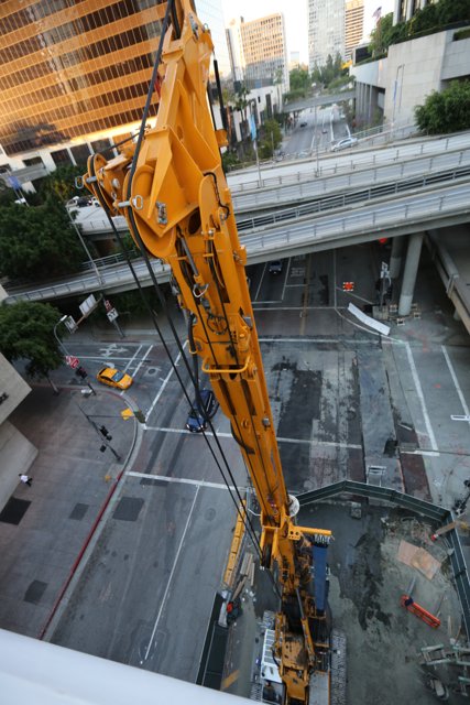 Construction Crane in Action