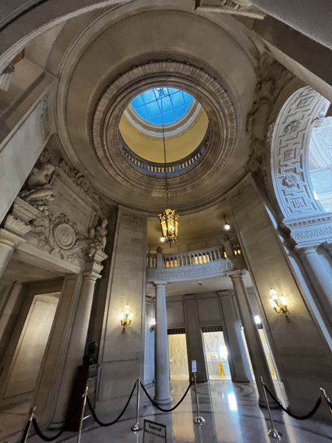 Panoramic View of San Francisco City Hall's Magnificent Architecture