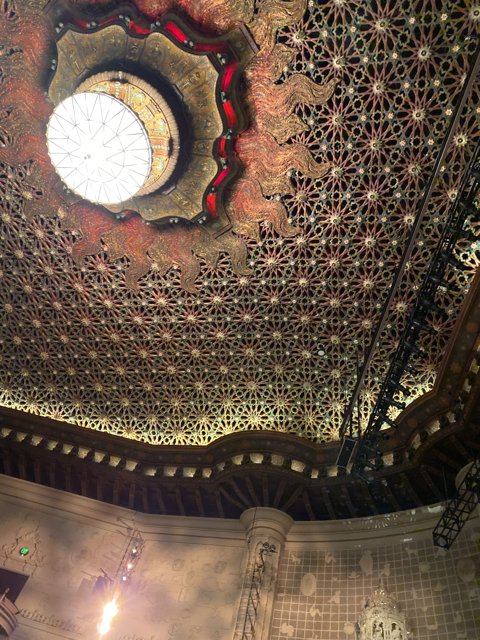 Awe-inspiring artistry adorns Orpheum Theatre's ceiling