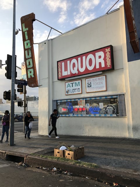 Liquor Store in the City