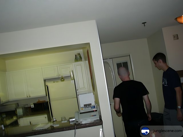 Two Men in a Kitchen