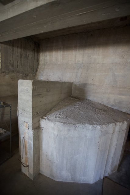 The formidable concrete bunker