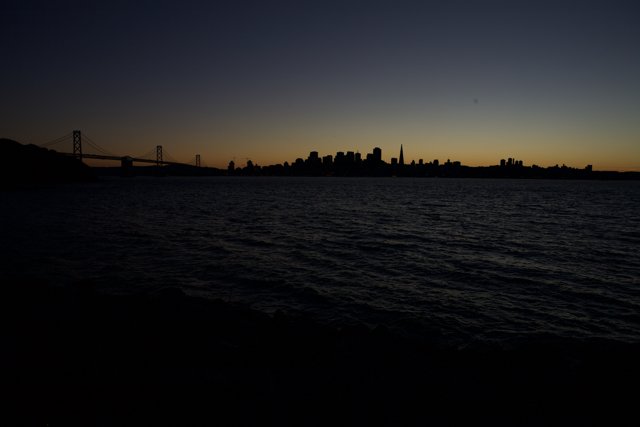Serene Sunset over San Francisco Bay