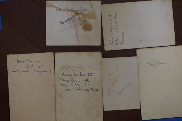 Historical Handwritten Documents from the Bullock Curtis Family Album