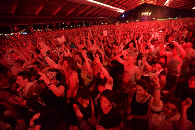 Coachella 2012: Saturday Night Concert Crowd