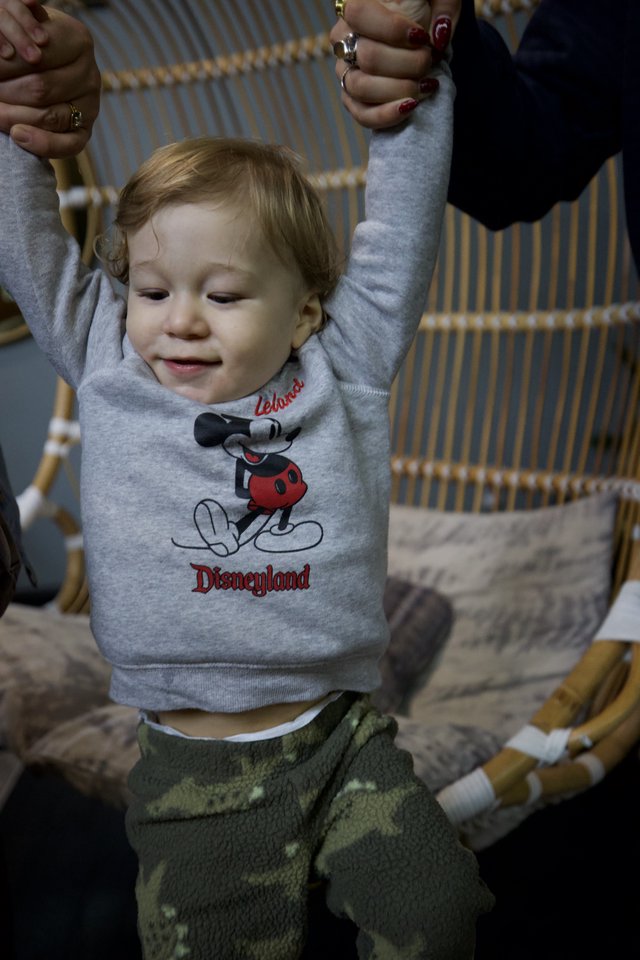 Toddler's First Steps at Disneyland