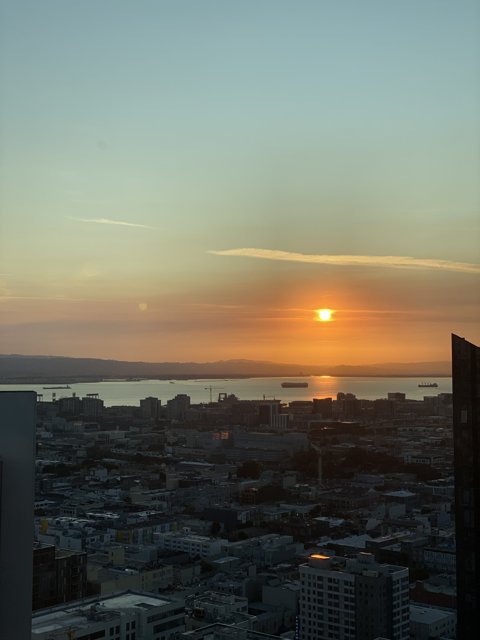 San Francisco's Stunning Sunset Skyline