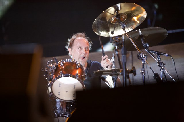 Lars Ulrich Rocks the Stage with His Drums