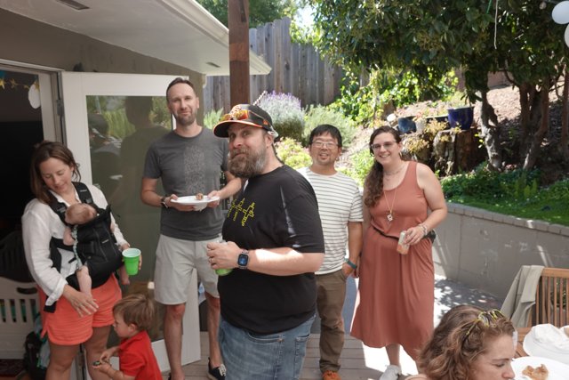 Summer Gathering in the Backyard