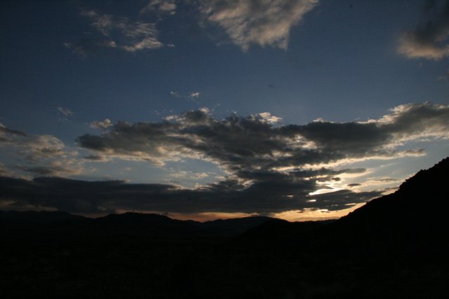 Sunset Splendor at the Mountain Ranges
