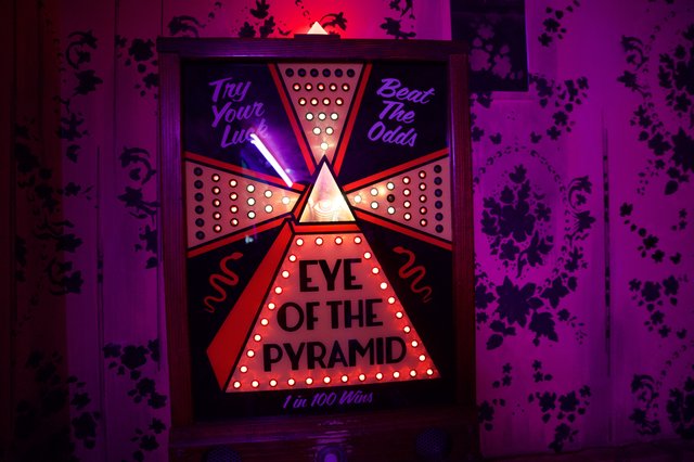 Eye of the Pyramid Carnival Game Display