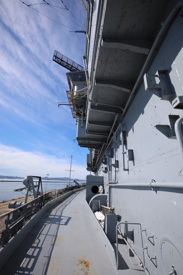 USS Hornet Flight Deck - Historic Naval Aircraft Carrier