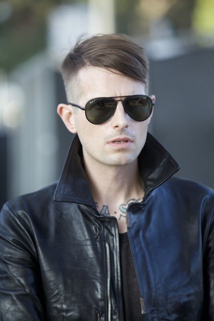 The Cool and Mysterious Man in Leather