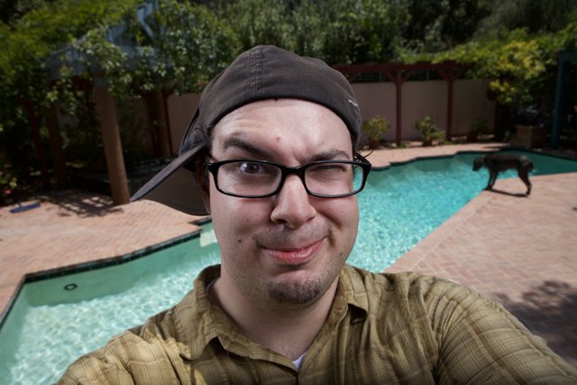 Dave B's Summer Selfie by the Pool