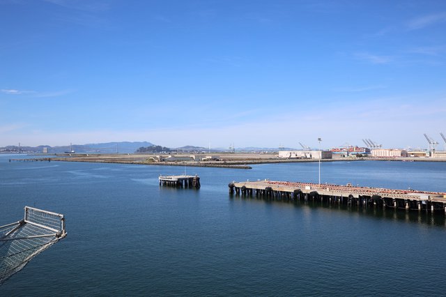 Industrial Port View from USS Hornet Museum