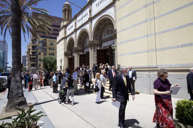 2011 WBTLA Ordination: A Group of People Standing outside a Building