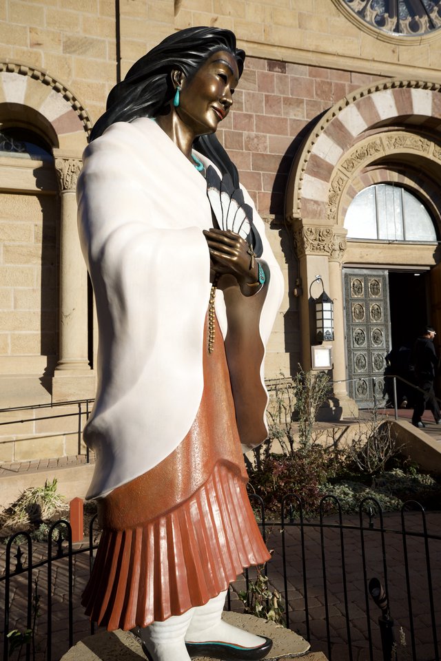 Modern Southwestern Sculpture at Historic Cathedral