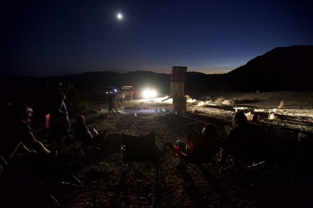 Nighttime Desert Gathering
