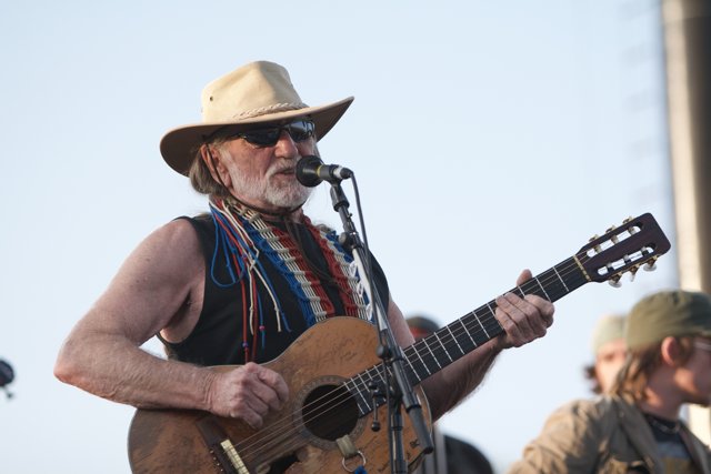 Willie Nelson and his Acoustic Guitar at Coachella