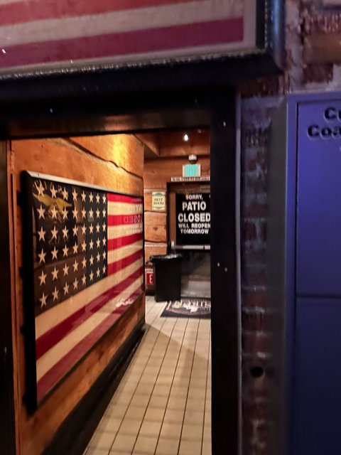 Entrance to the American Flag Museum