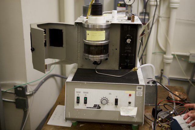 Manufacturing Instrument in Caltech Metal Workshop