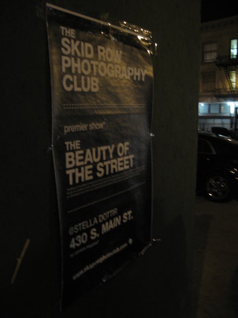 Skid Row Photography Club Poster