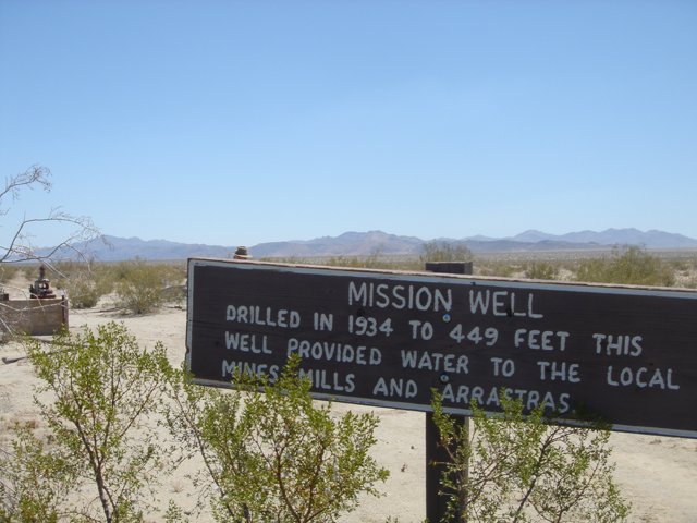 Mission Well Sign