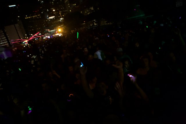 Nightclub Crowd in Full Swing