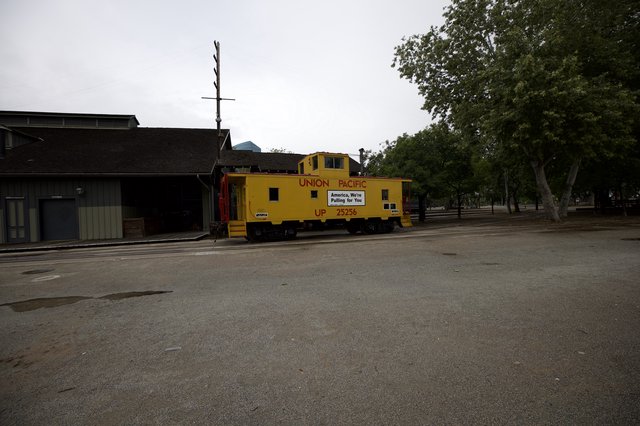 Union Pacific Caboose at Historic Railway Display