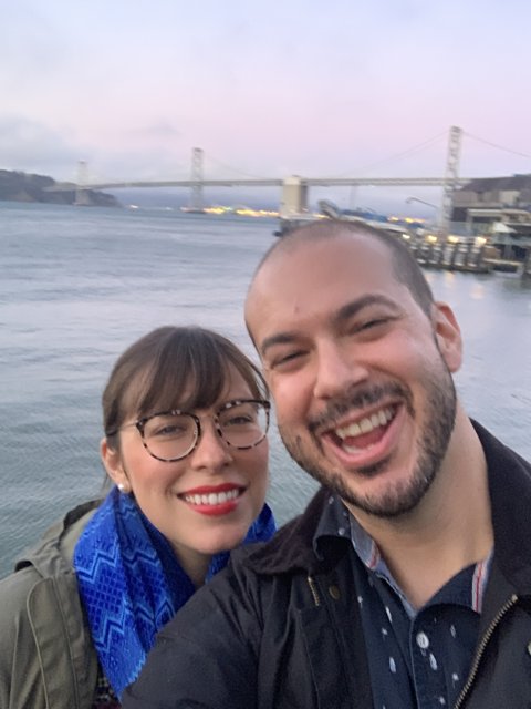 Selfie with the Bay Bridge