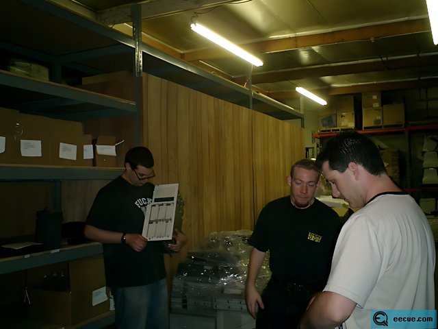 Three Men In a Warehouse