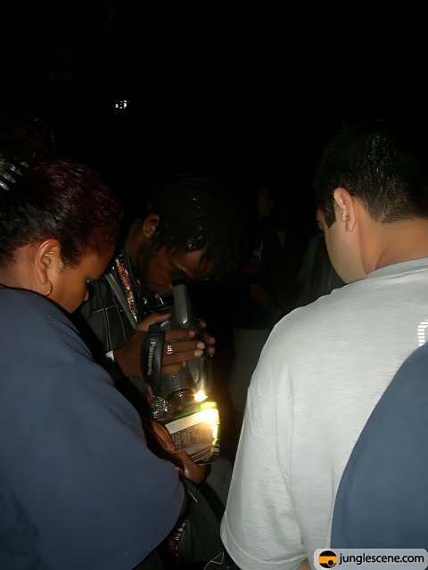Flashlight Exploration at Nightclub