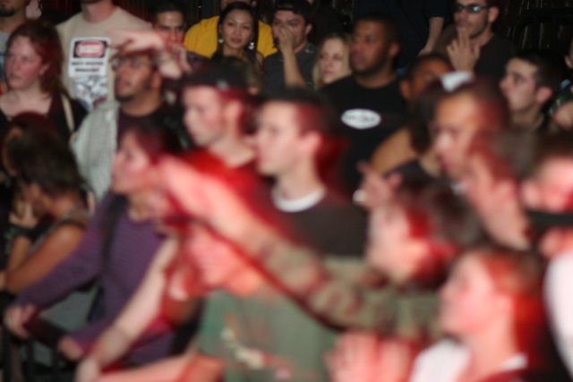 Crowd Goes Wild at Nightclub Concert